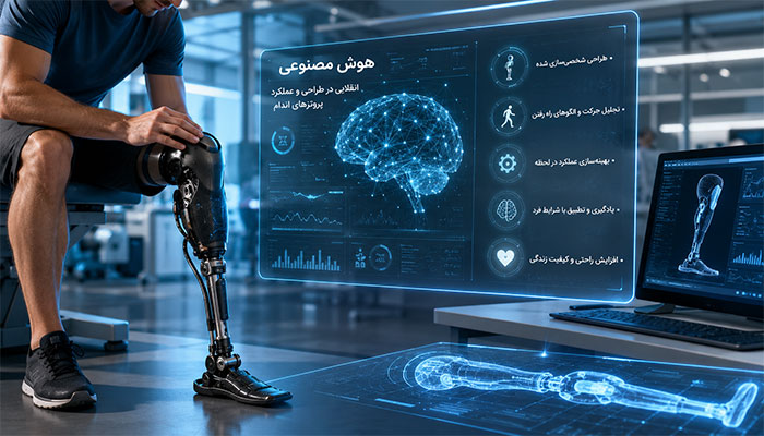 نقش هوش مصنوعی در پیشرفت پروتز های اندام